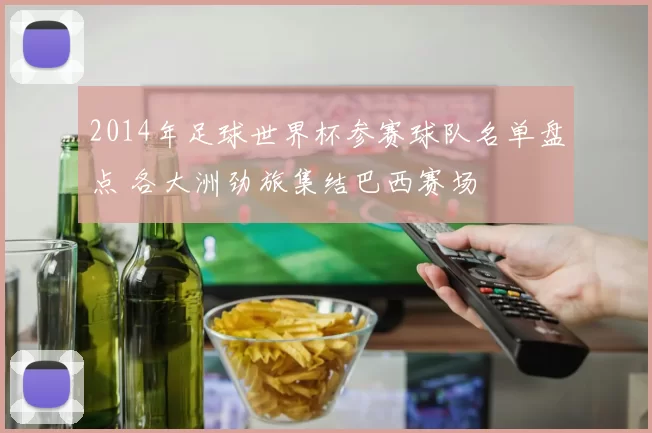 2014年足球世界杯参赛球队名单盘点 各大洲劲旅集结巴西赛场